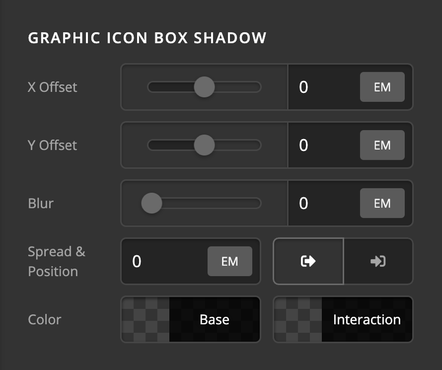 Creative CTA Graphic Icon Box Shadow