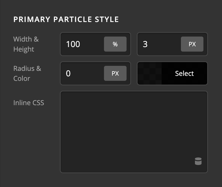 Creative CTA Particle Style