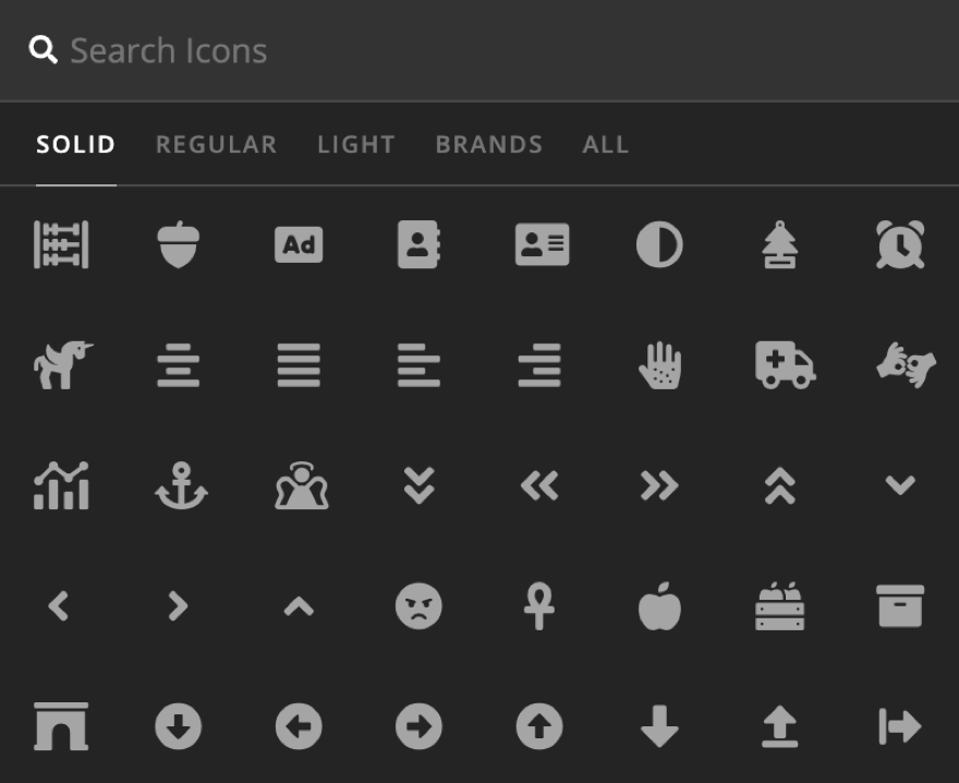 Icon Element Setup Icon