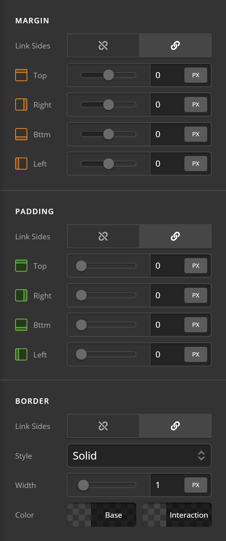 Image Design Settings