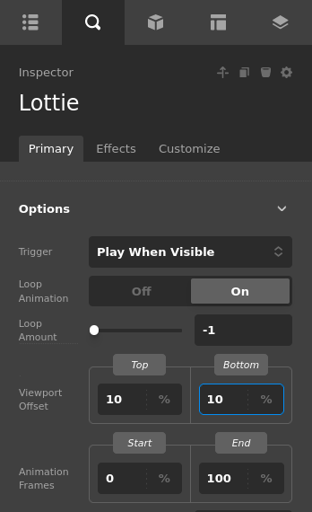 Lottie Play When Visible