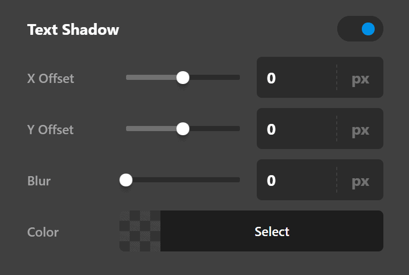 Rating Element Text Margin Text Shadow