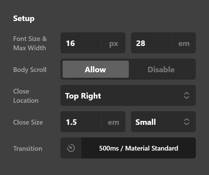 Search Modal | Themeco Docs