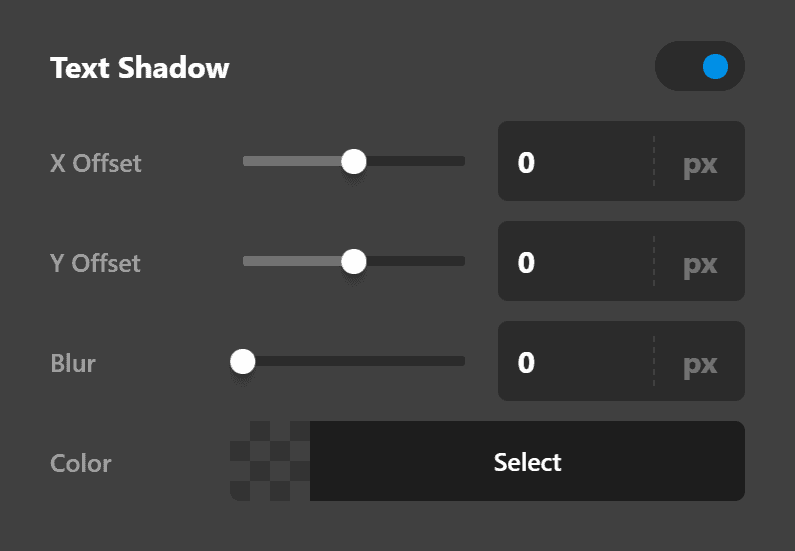 Text Shadow