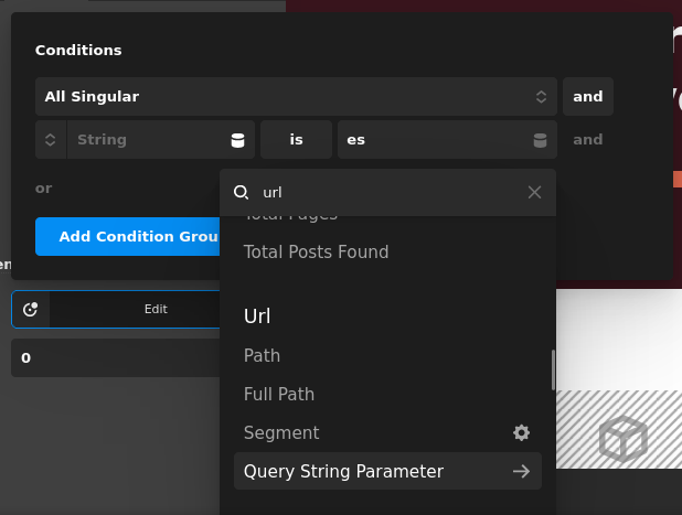 Conditions and Assignments