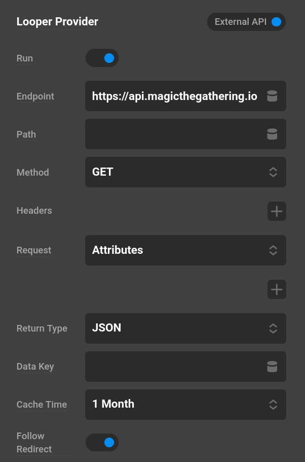 External API Looper