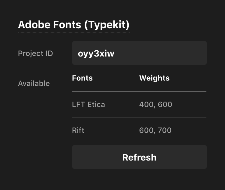 Font Manager