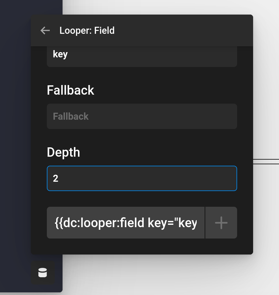 Looper Depth UI