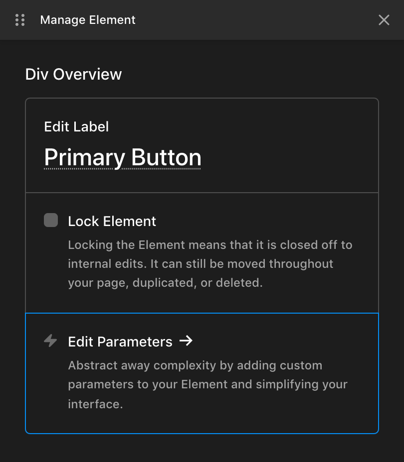 Parameters