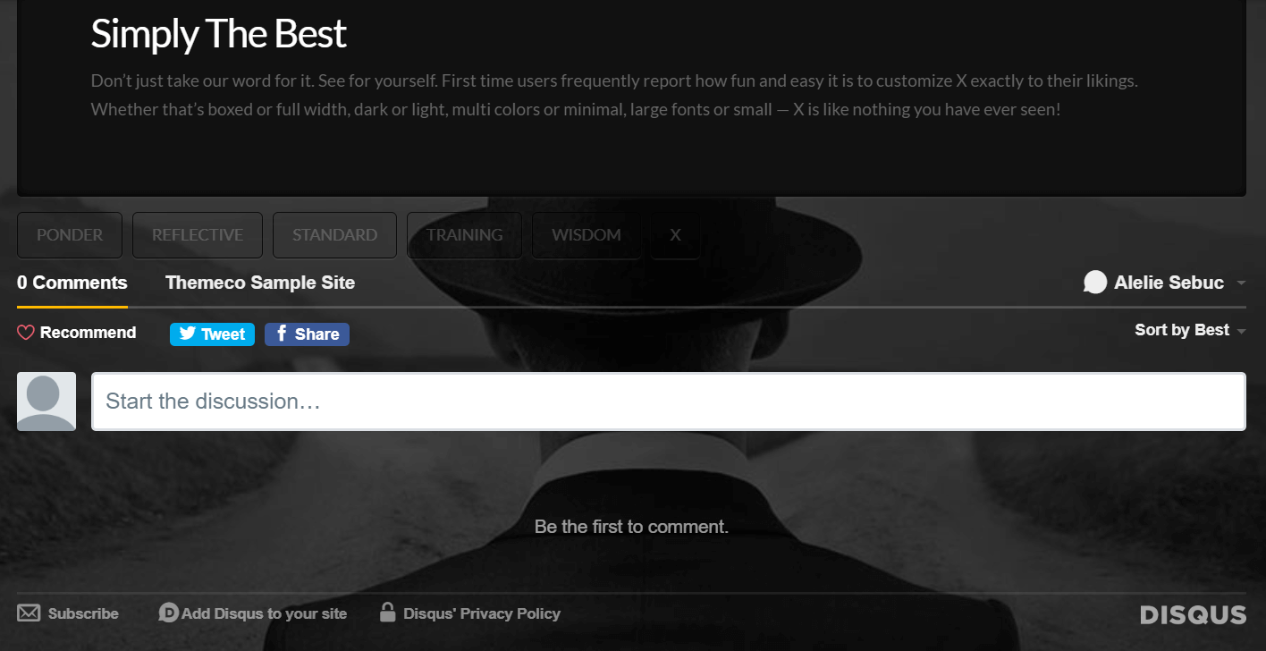 Disqus Example