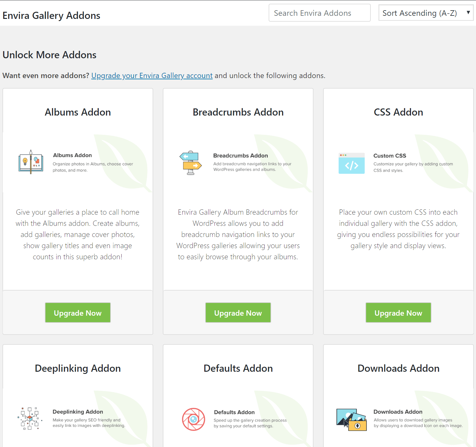 Envira Gallery Addons