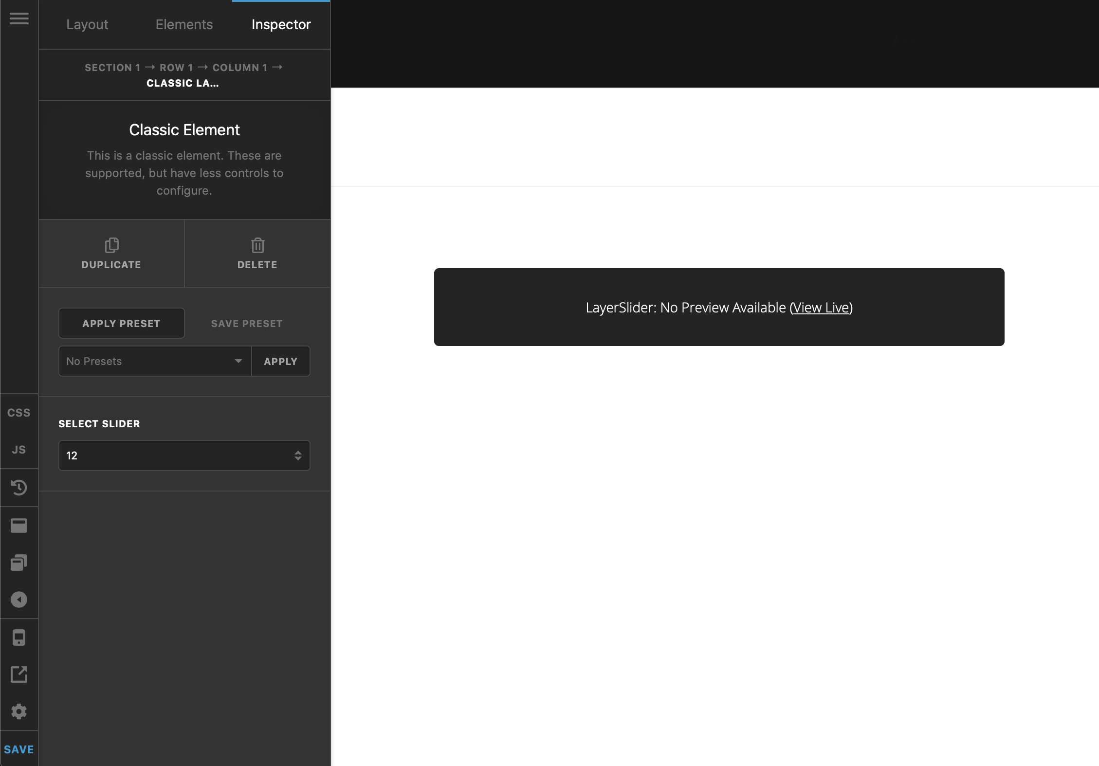 Cornerstone/Content Builder LayerSlider Element