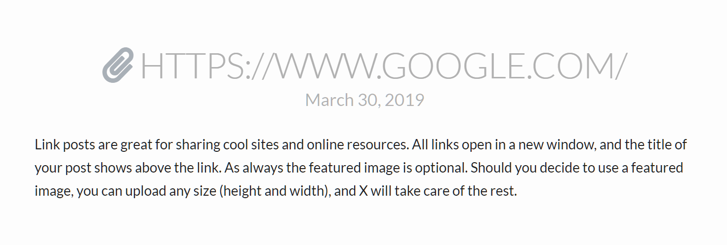 Link Post Example