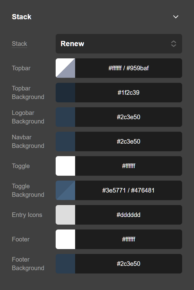 Theme Options Renew