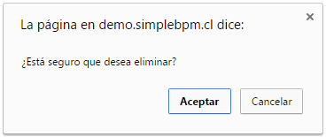 Popup Eliminacion Usuario