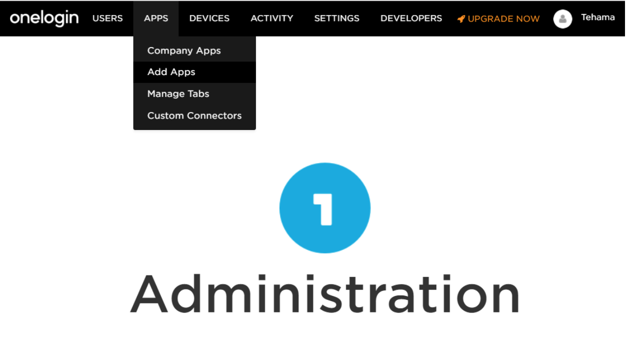OneLogin Add Apps