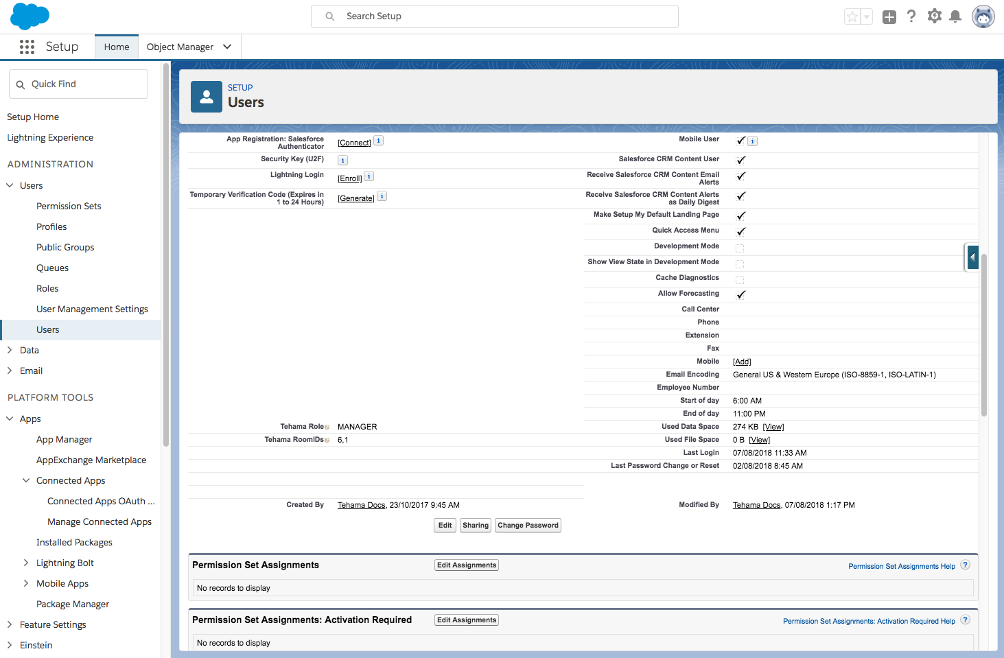 Users User Page