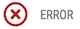error status icon
