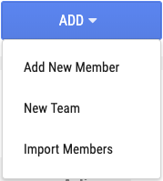 New member dropdown menu