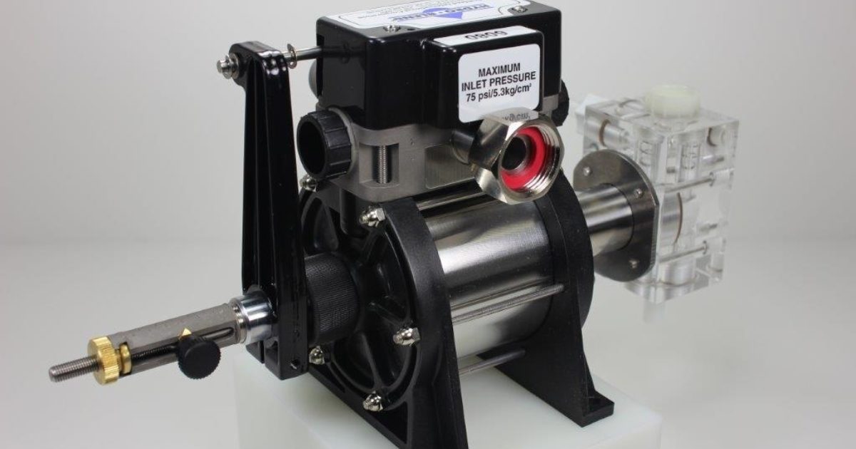 blending pump dispenser electric chemical BouMatic