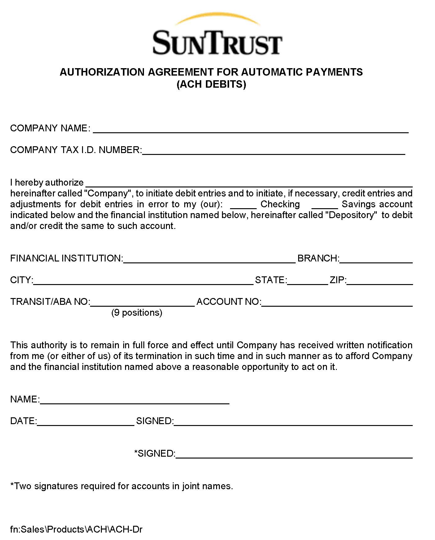 Automatic Withdrawal Form St. James's Episcopal Church