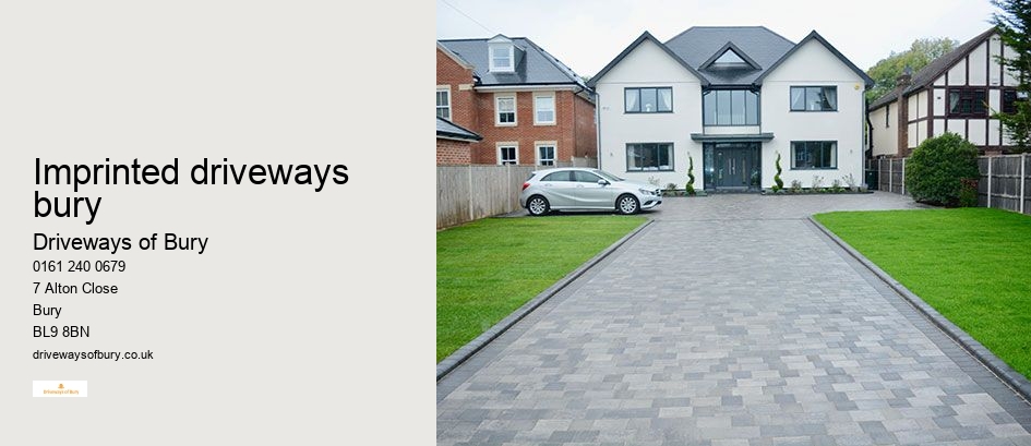 imprinted driveways bury