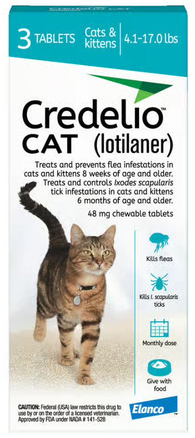 Credelio Cat Tab 48 mg x 16 BLCD