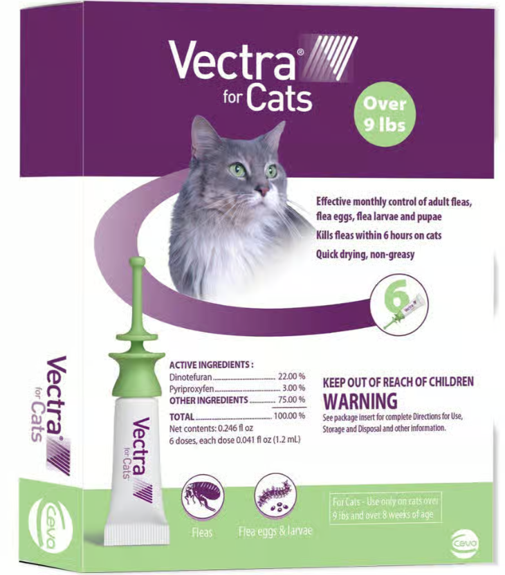 Vectra Cats Over 9lbs 6pk Green 6dx