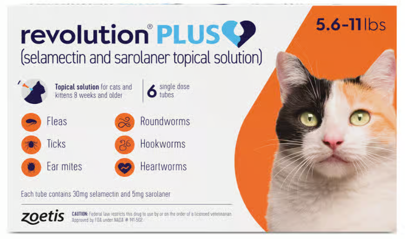 Revolution for Cats Plus Orange 5.6-11lbs