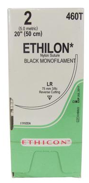 Ethicon Ethilon 2 LR 20" (SUTURE)