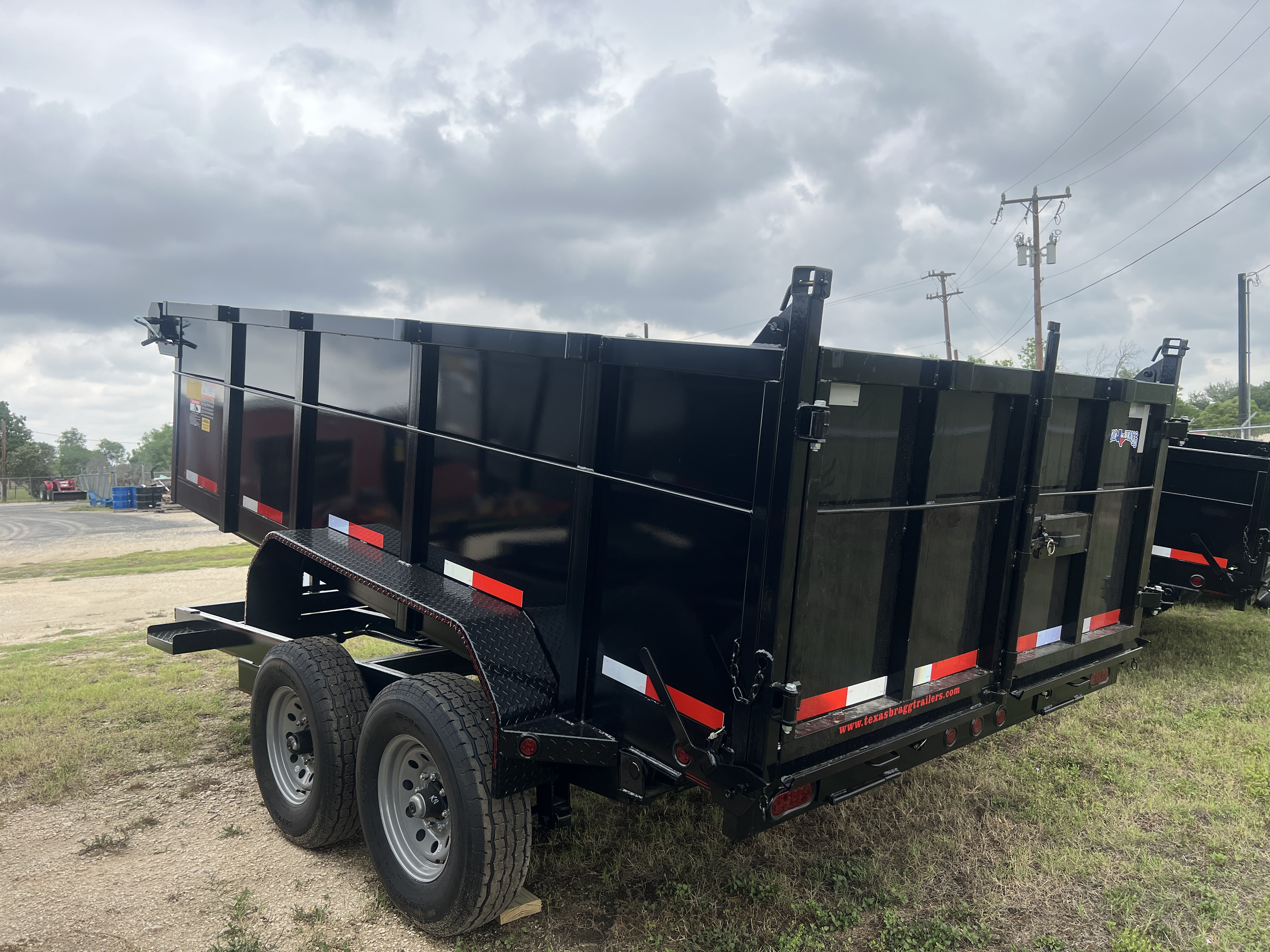 TEXAS BRAGG ED14HD14 14' HD DUMP 14 K 3' SIDES W/SPARE:041847