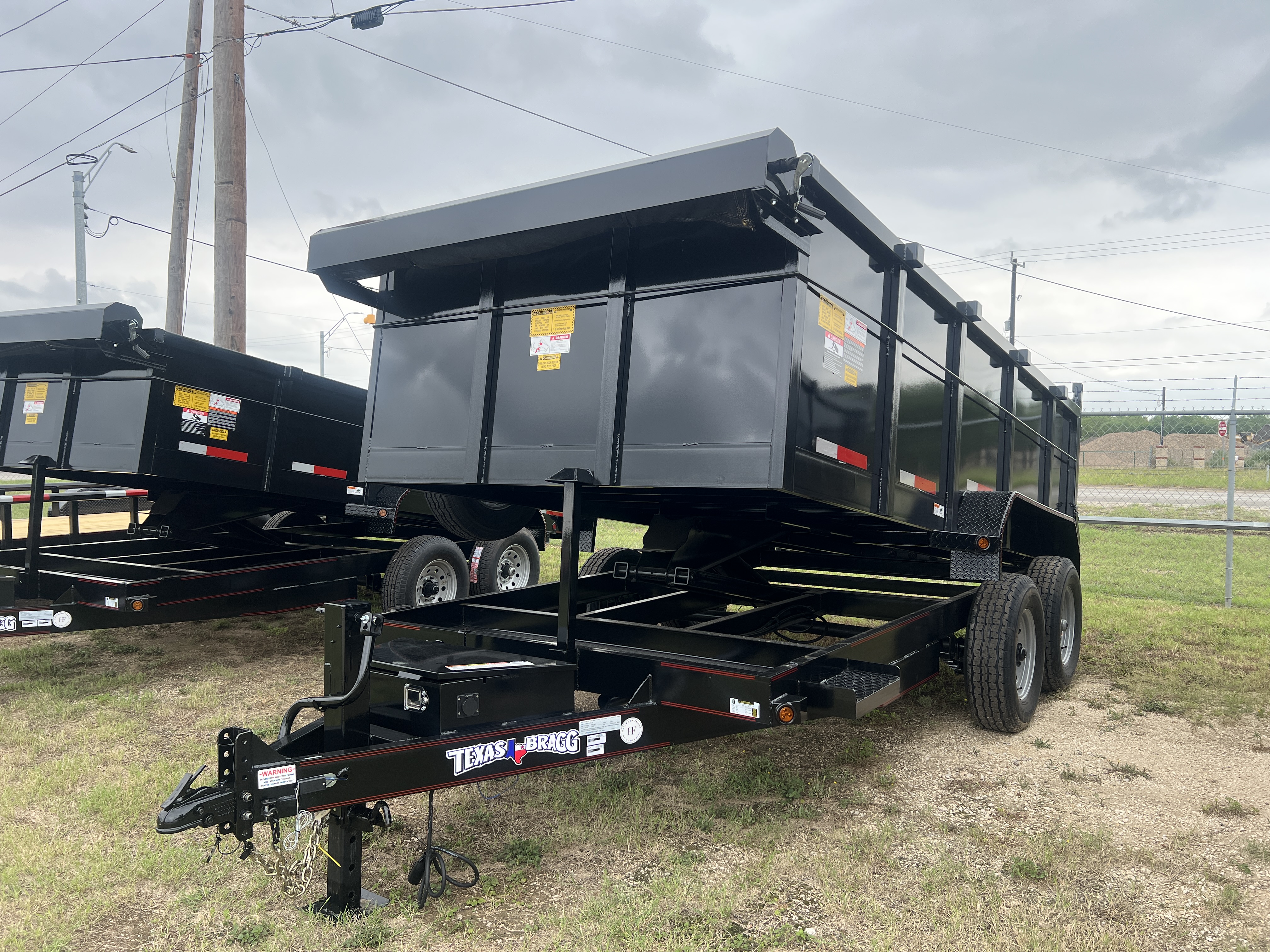TEXAS BRAGG ED14HD14 14' HD DUMP 14 K 3' SIDES W/SPARE:041847