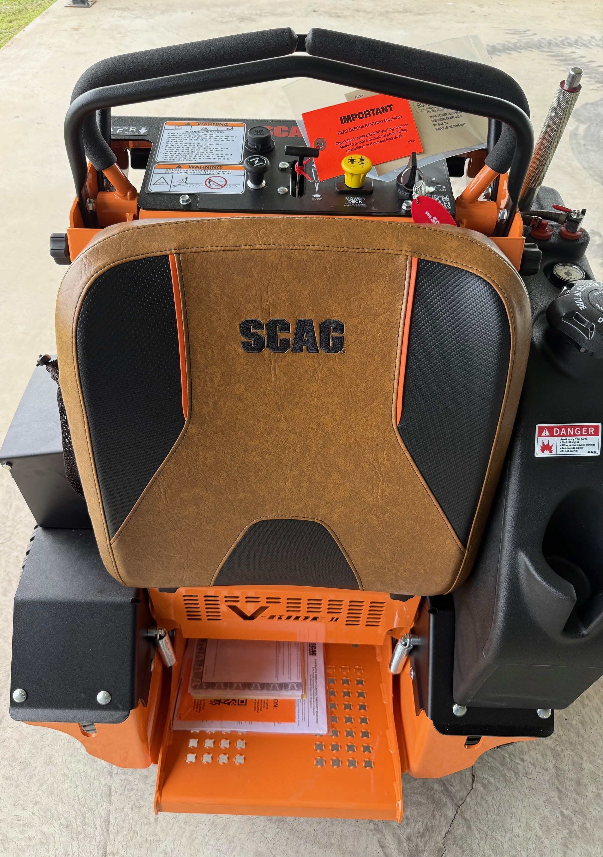 SCAG V-RIDE II 36 KAW 19HP SVRII-36A-19FX - 8B19:41865