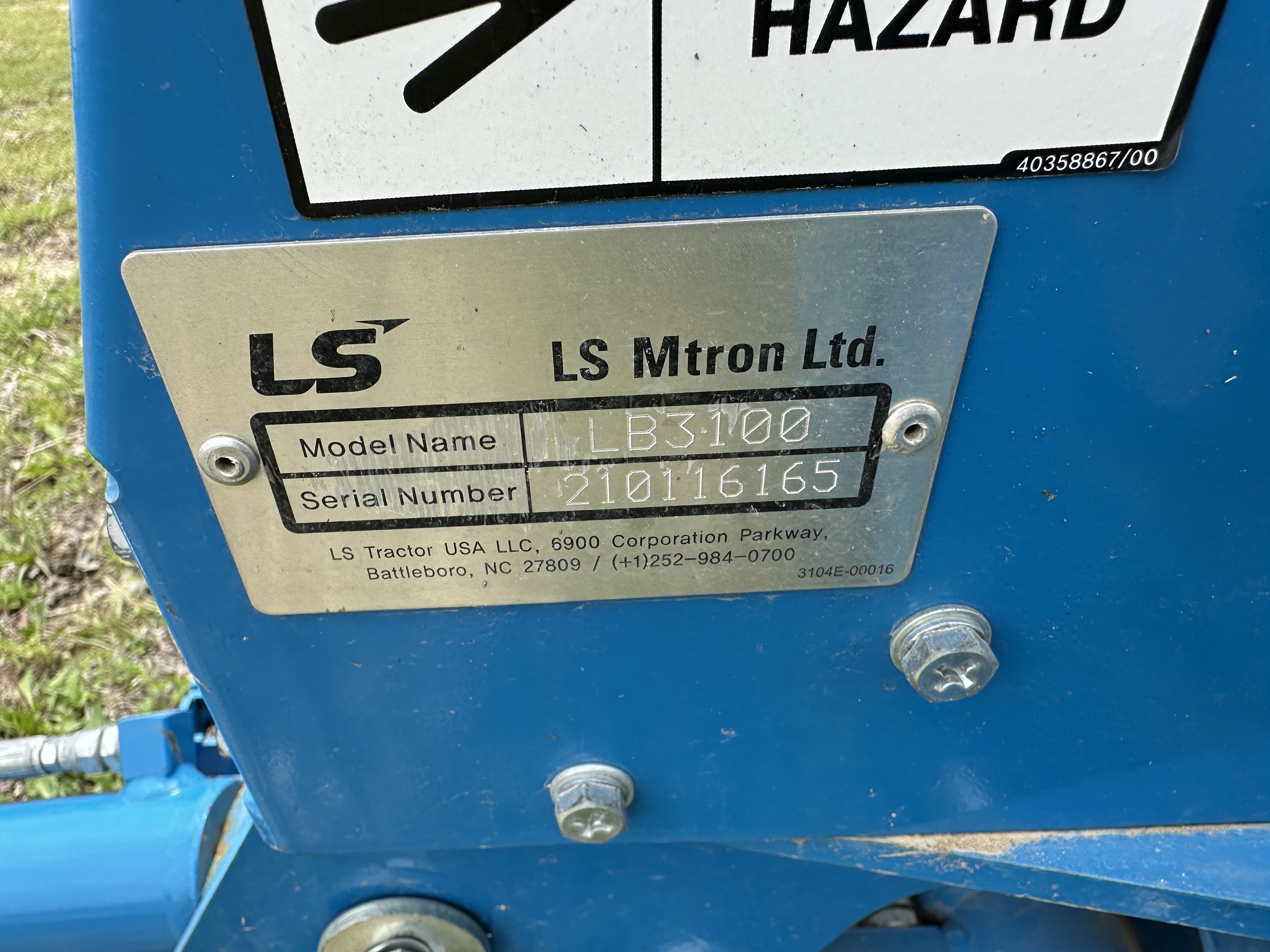 LS Tractor LB3100:r-4355