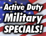 Active Duty Military Specials