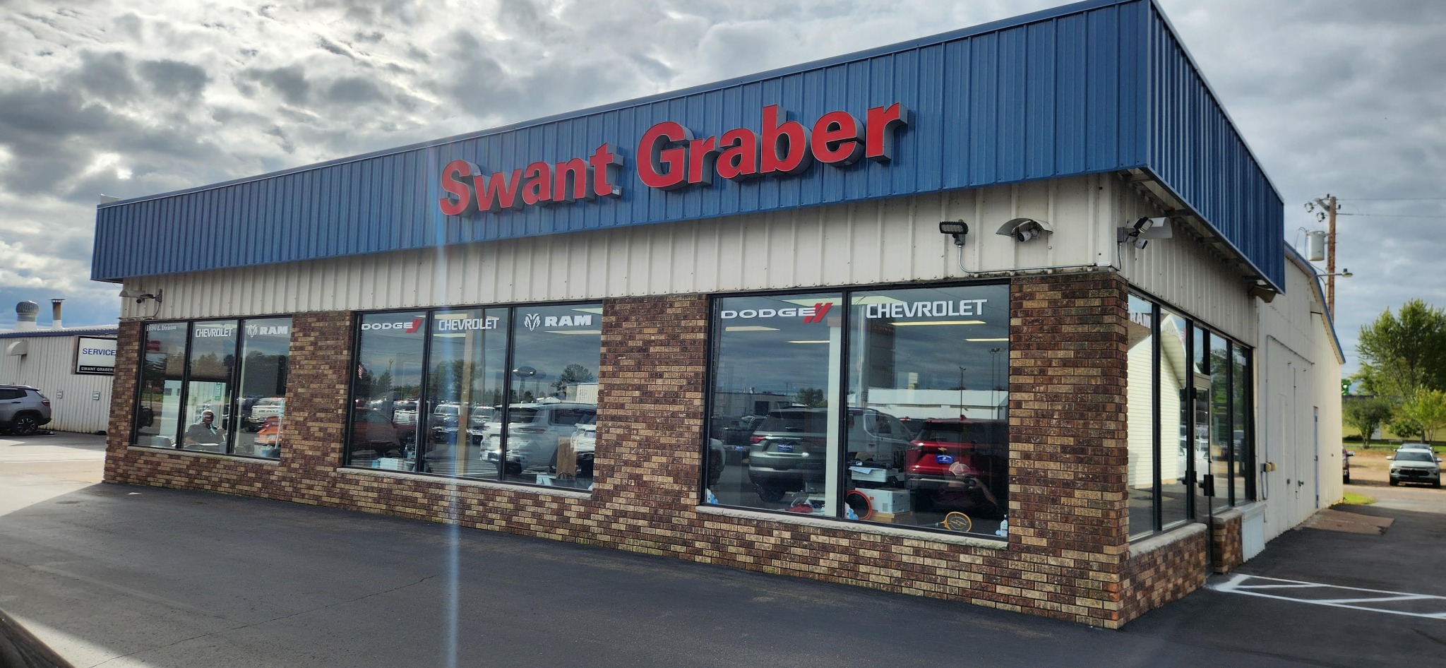 Swant Graber Motors Chevrolet, Dodge and Ram storefront in Barron