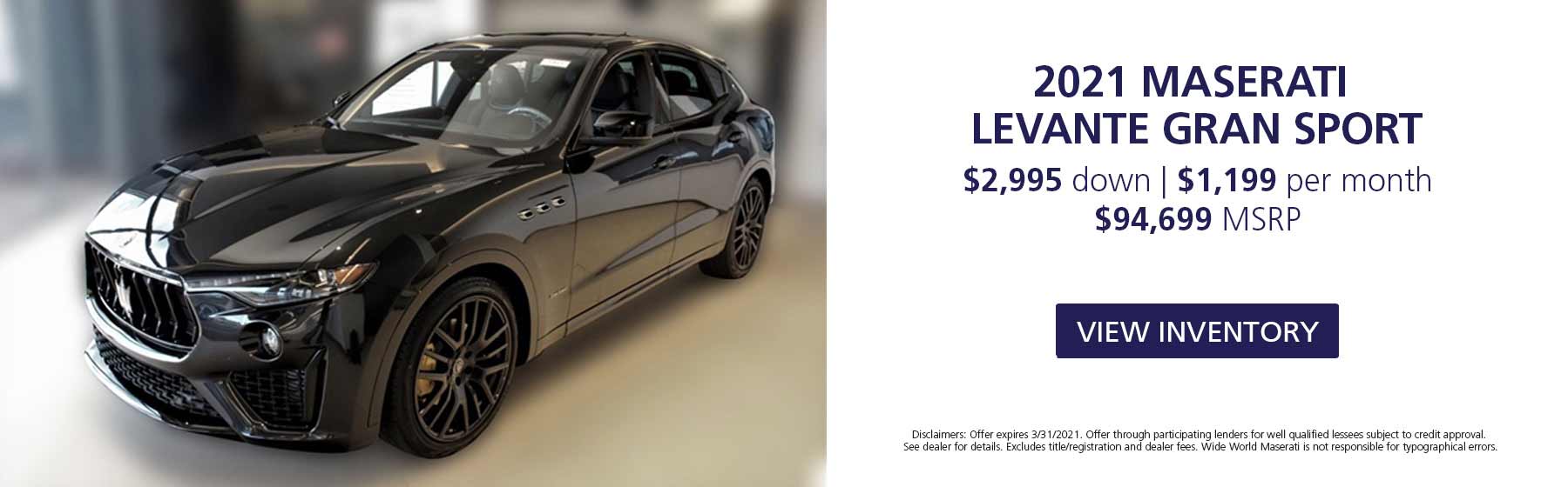 Wide World Maserati Spring Valley Maserati Sales