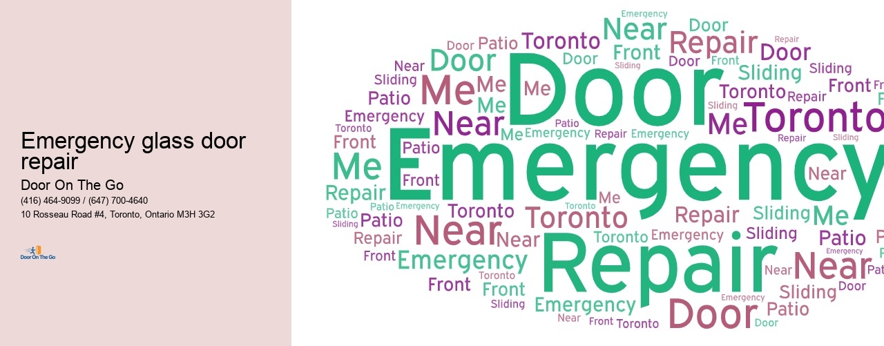 Emergency glass door repair Door On The Go Emergency glass door repair