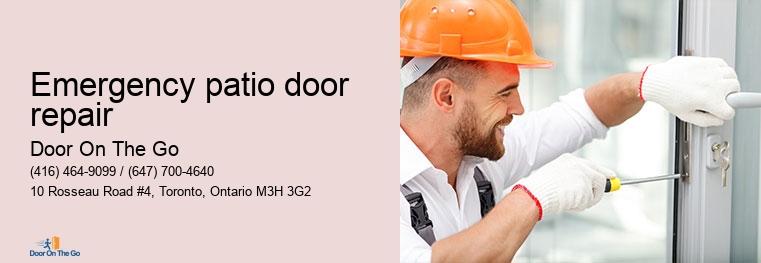Emergency patio door repair Door On The Go Emergency patio door repair