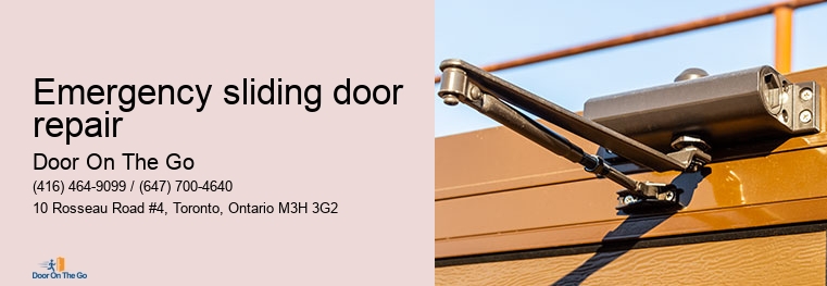 Emergency sliding door repair Door On The Go Emergency sliding door repair
