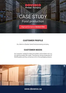 Food Production Case Study