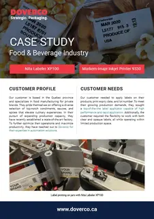 Food and Beverage Labeler