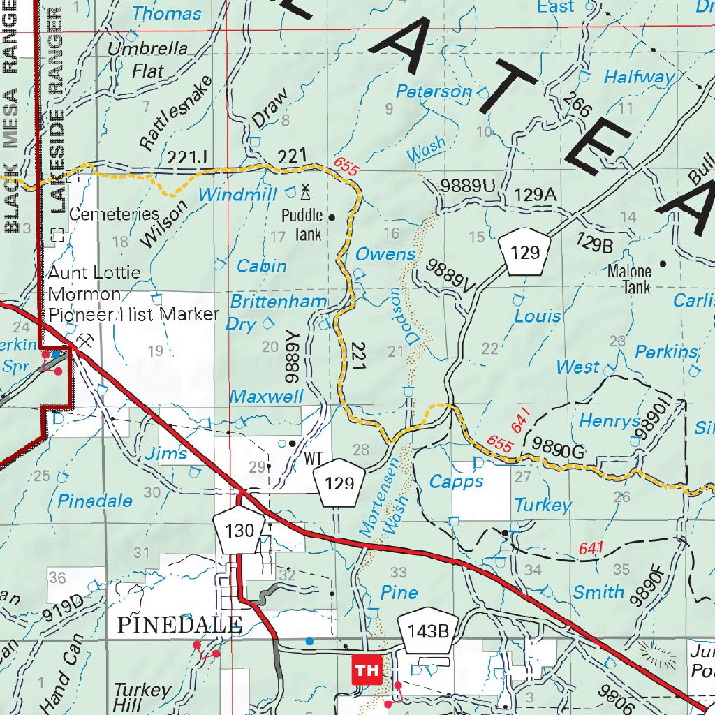 Sitgreaves National Forest Map Sitgreaves National Forest Visitor Map - Us Forest Service R3 - Avenza Maps