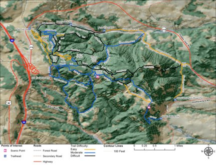 Happy Jack Trail Map Tie City & Happy Jack - Just Trails Llc - Avenza Maps
