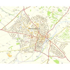 Map Of Stratford Upon Avon Town Centre Stratford Upon Avon Street Map - Johnthornmaps - Avenza Maps