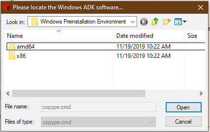 Win dr adk location