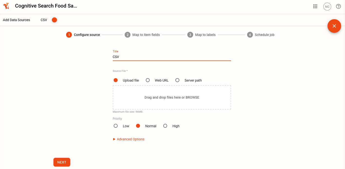 Configure Source Example