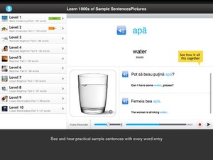 Screenshot Learn Romanian on iPad