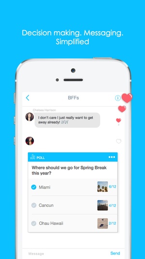 Screenshot begroupd on iPhone