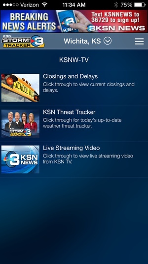 Screenshot Storm Tracker 3 on iPhone